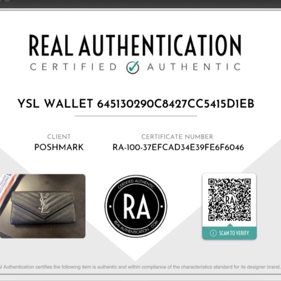 Saint Laurent Wallet with Chain NWOT - Picture 12 of 13